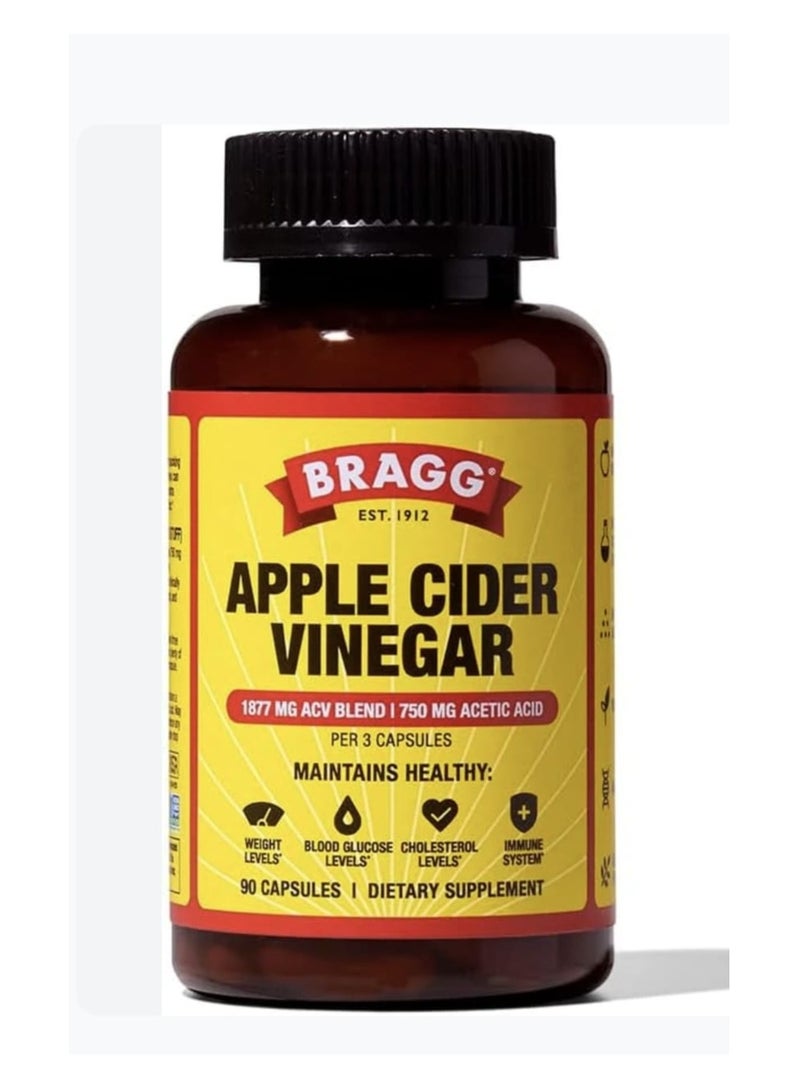Bragg Apple Cider Vinegar  90 Capsules - Image 1